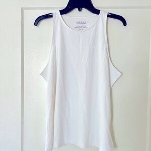 White High Neck Sleeveless Tank XL - Adrienne Vittadini